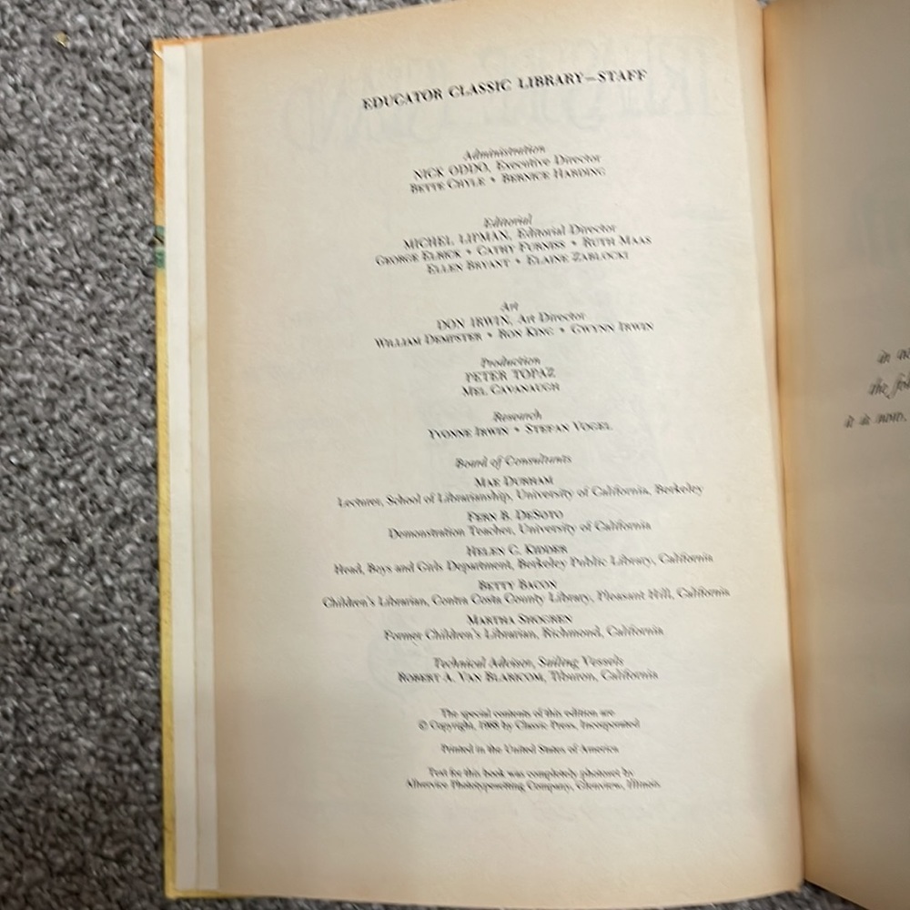 TREASURE ISLAND - Vintage hardback - Educator Classic Library 1968 - Picture 3 of 3